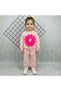 Double Flower Printed Girl's Set