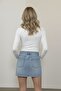 Women's Crew Neck Full Lycra Full Fit Basic Long Sleeve Body Blouse - 5