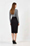 Below the Knee Slit Skirt - 4