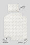 100% Cotton Poplin Mother's Side Crib Bedding Set 60X100 cm - Pastel Spring Flowers - 4