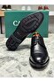 Genuine Leather Black Handmade Classic Men's Shoes 10072-70 - 6