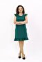 Ruffle Dress -green - 5