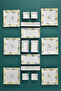 16 Piece Mimosa Breakfast Set for 6 People Handmade Breakfast Presentation Serving Plate Set - 2