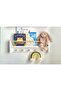 50 cm Mdf Montessori Wall Shelf with Hanger, Bookcase White