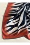 Zebra Patterned Digital Print Rayon Scarf - 6