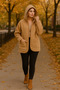 Ekru Hooded Bubble Jacket Seasonal - Coat/Jacket - 4