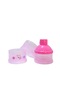 Milk Powder Container With Non-Spill 3 Compartments 0m+, Pink - 3