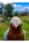 Rengarek Patterned Hand-Knitted Bandana