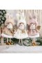 Plush Hanging Doll Christmas Tree Decoration - Angel Ornaments 15x8x2 cm (Set of 3) - 2