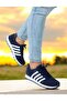 Men's Sports Navy Blue Daily Comfortable Mesh Flexible Non-Slip Sturdy Sole Summer Comfortable Walking Shoes - 5