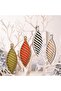 Wooden Christmas Decorations - Rustic Hanging Ornaments for Tree, Wall, Window and Door (4 pieces) - 2