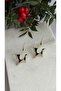 Brand Equivalent Black Gold Detailed Zircon Stone Star Earrings - 2