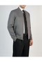 Italian Style Slim Fit Seasonal Men's Suede Coat Gray T9175 - 2