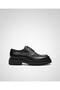 Black High Sole Loufer Shoes - 2
