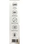 Digital Display Rechargeable Handheld Cooling Fan, 5 Speeds - Light Pink - 4