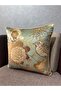 Imported Silk Velvet Bird Pattern Mint Green Throw Pillow Cover 43X43Cm (Double-Sided Pattern) - 3