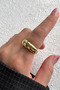 Steel Ring Couture Adjustable Women's Non-Tarnish