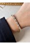 Waterway Zircon Stone Bracelet Stainless Steel Gold - 5