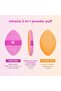 Miracle 2-In-1 Powder Puff, Dual-Sided Makeup Blending Puff, Reversible Elastic Band - 2