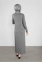 Button Detailed Knitting Dress 41032 - 3