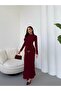 Bat Sleeve Buckle Dress - 3
