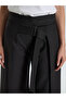 Khaki Belted Culotte Pants - 4