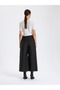 Khaki Belted Culotte Pants - 3