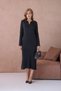 Women's Polo Neck Soft Textured Maxi Length Knit Dress - 7
