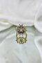 Star Detailed Zircon Stone Adjustable Gold Ring