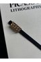 2-Piece Mate Patterned Women's Gold Buckle Belt Jacket Belt Dress Belt Trouser Belt - 2