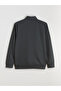 Southblue Gray Mock Neck Men's Zippered Sweatshirt W58465Z8 - 8