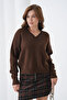 Women's Yak Adantel Detail Soft Textured Knit Sweater - 5