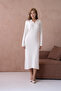 Women's Polo Neck Soft Textured Maxi Length Knit Dress - 3
