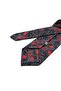 Smoked - Red Square Pattern Printed Handkerchief Classic Tie Kk13352 - 6