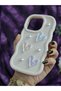 iPhone 15 Pro Compatible Shiny Heart & Pearl Detailed Soft Stylish Phone Case - 3