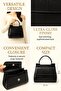 Women’s Elegant Party Handbag – Shiny Evening Top Handle Mini Bag – 22 × 15 cm - 5
