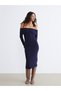 Timeless Clothing & Timeless Choices Wide Roba Collar Knitwear Dress - 3