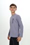 Boy's Printed Crew Neck Long Sleeve T-Shirt - 2