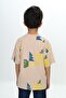 Boy's Printed Crew Neck Short Sleeve T-Shirt - 4