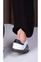 Women's Plus Size Black, Leg Detail, Pleated, Pocketed Sports Pants 65N39269 - 4
