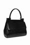 Women’s Elegant Party Handbag – Shiny Evening Top Handle Mini Bag – 22 × 15 cm - 3