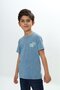 Boy's Printed Crew Neck Short Sleeve T-Shirt - 3