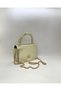 Gold Women's Small Size Stylish Chain Strap Women's Shoulder and Hand Bag with Magnetic Closure