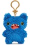 Zuru Fuggler Keychain Blue Furry Funny Face Collectible Toy 11 cm - 5