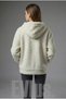 Plush Long Sleeve Hooded Cardigan with Kangaroo Pocket Oversized Winter - 2