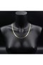 Steel Gold Color Snake Chain Necklace – Waterproof, Non-Tarnish, Stylish Everyday & Special Occasion Jewelry - 4