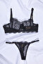 Women's Underwear Brode Lace Bra Set