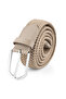 Elastic Flexible Men's Knitted Belt Mink Color Kmr-04-V
