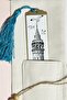 Book Cover and Metal Bookmark - Galata Tower - 4