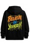 Unisex Graffiti Style Believe in Yourself Printed Sweatshirt